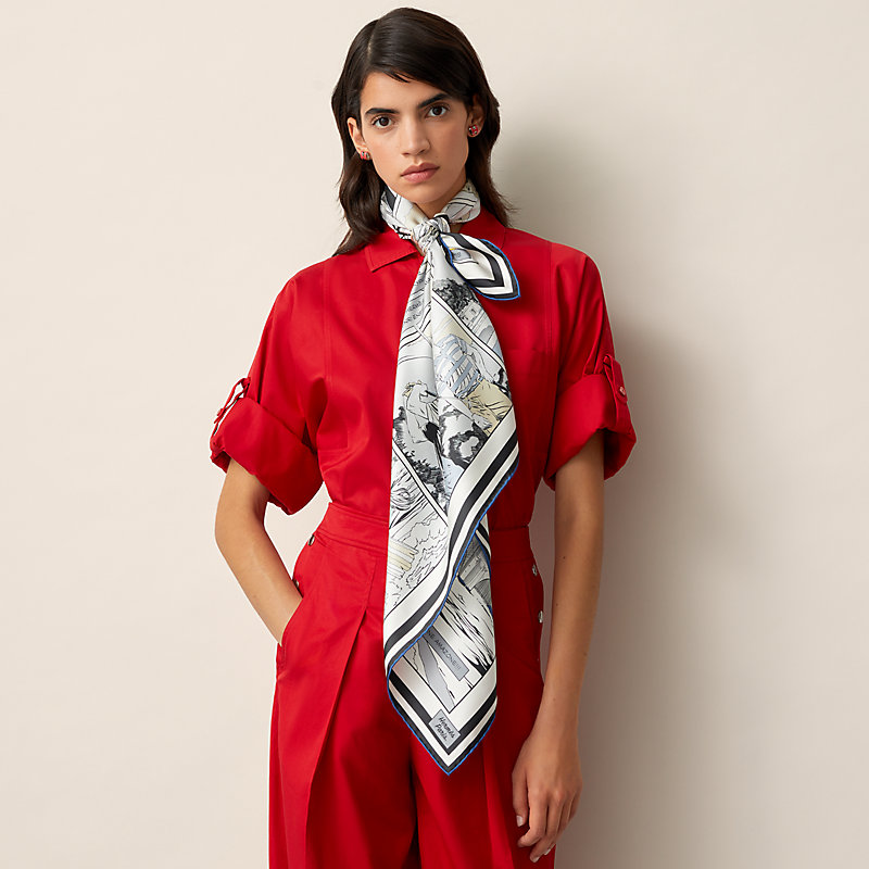 Wow double face scarf 90 | Hermès UAE